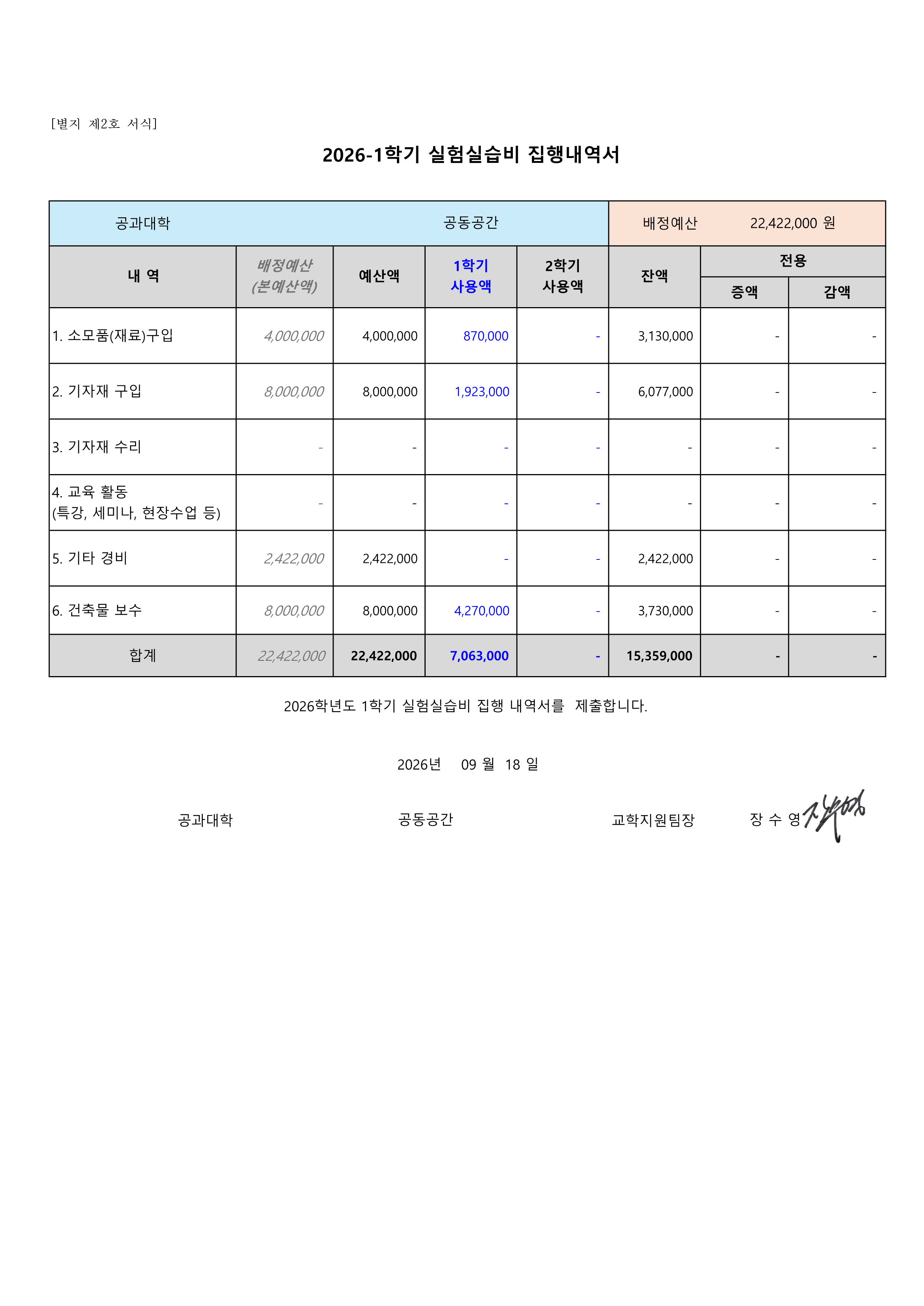 2026학년도 1학기 실험실습비 집행내역서_공과대학.png